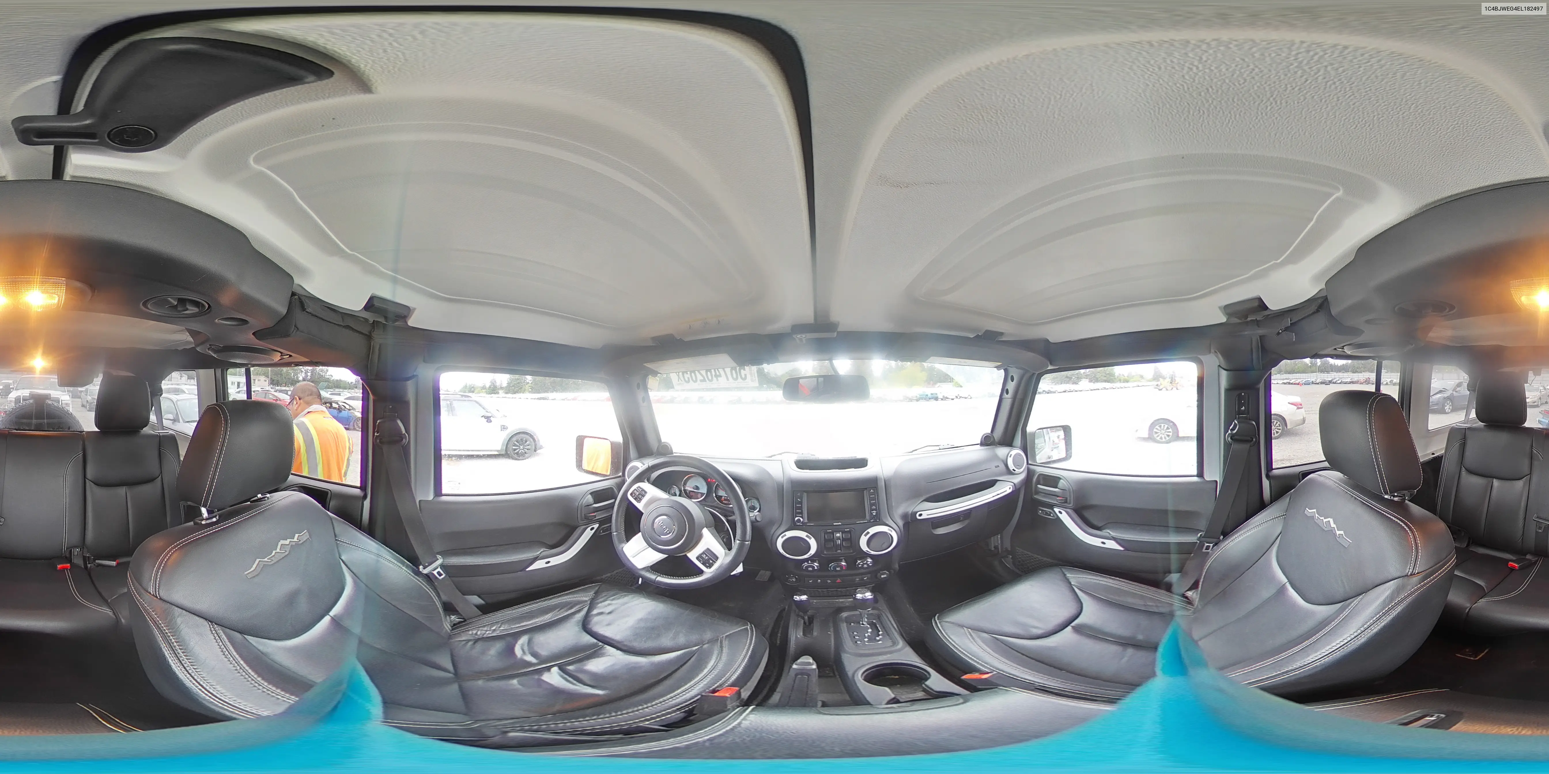 2014 Jeep Wrangler Unlimited Sahara VIN: 1C4BJWEG4EL182497 Lot: 56746265