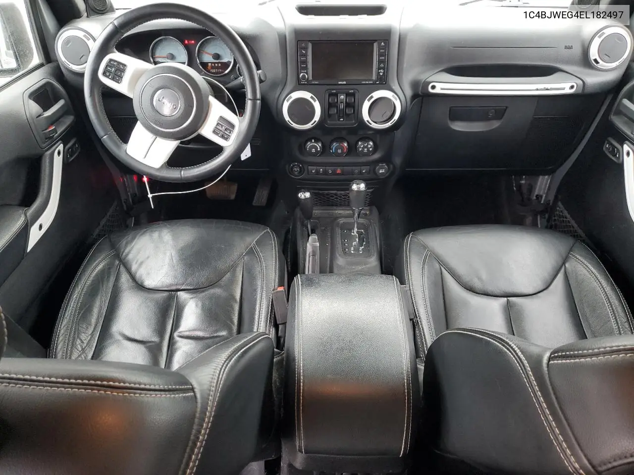 2014 Jeep Wrangler Unlimited Sahara VIN: 1C4BJWEG4EL182497 Lot: 56746265