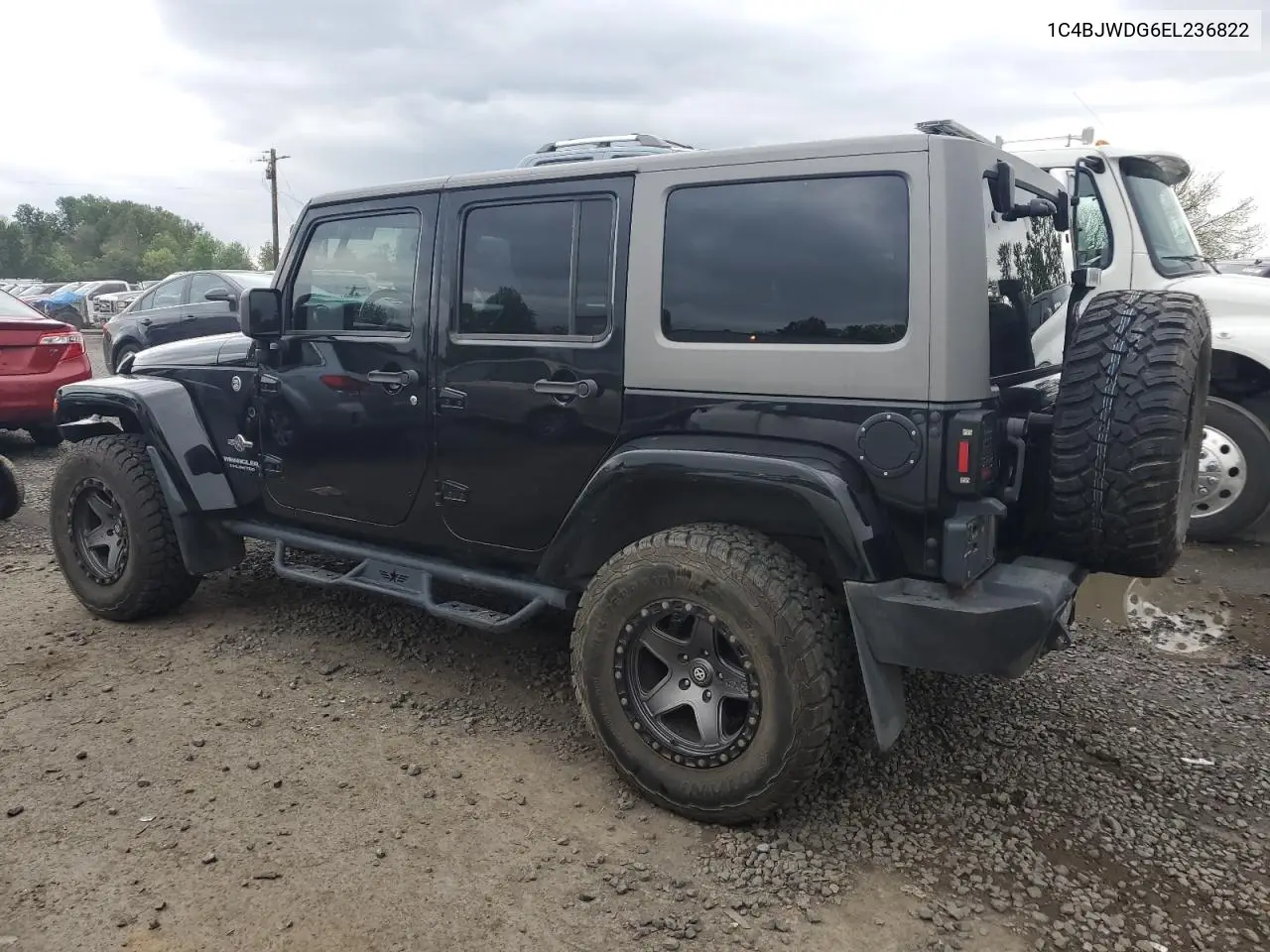2014 Jeep Wrangler Unlimited Sport VIN: 1C4BJWDG6EL236822 Lot: 56942725