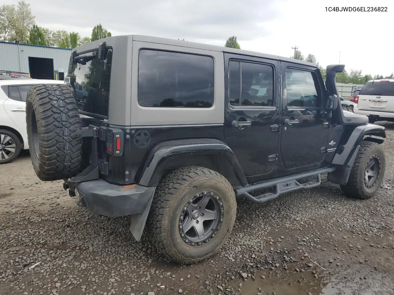 2014 Jeep Wrangler Unlimited Sport VIN: 1C4BJWDG6EL236822 Lot: 56942725