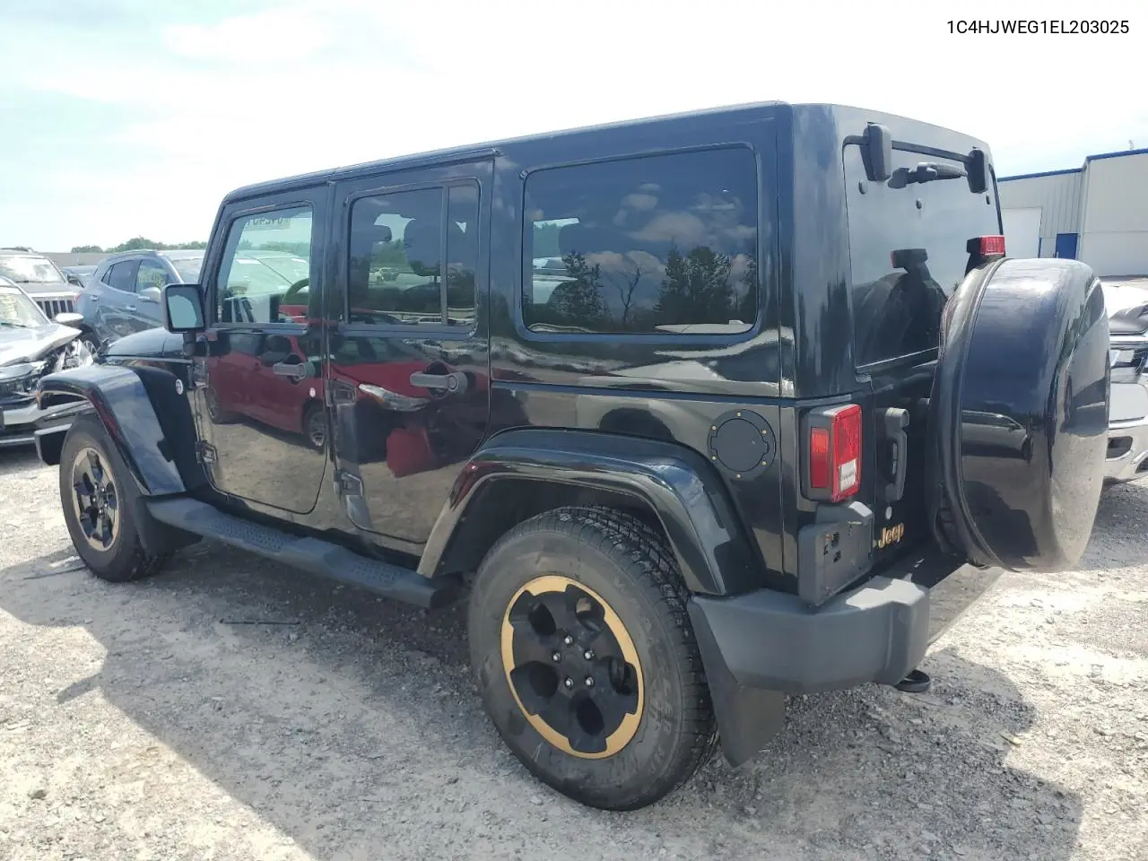 2014 Jeep Wrangler Unlimited Sahara VIN: 1C4HJWEG1EL203025 Lot: 61245135