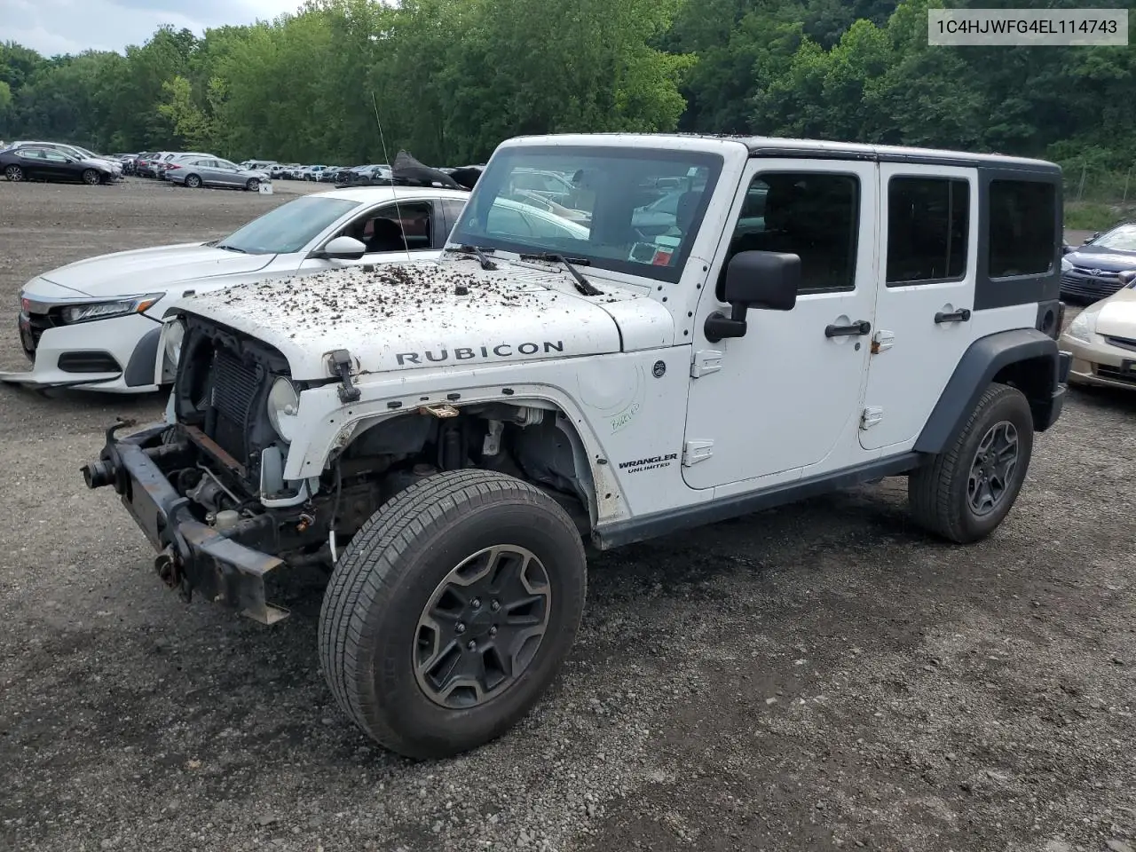 2014 Jeep Wrangler Unlimited Rubicon VIN: 1C4HJWFG4EL114743 Lot: 61397575