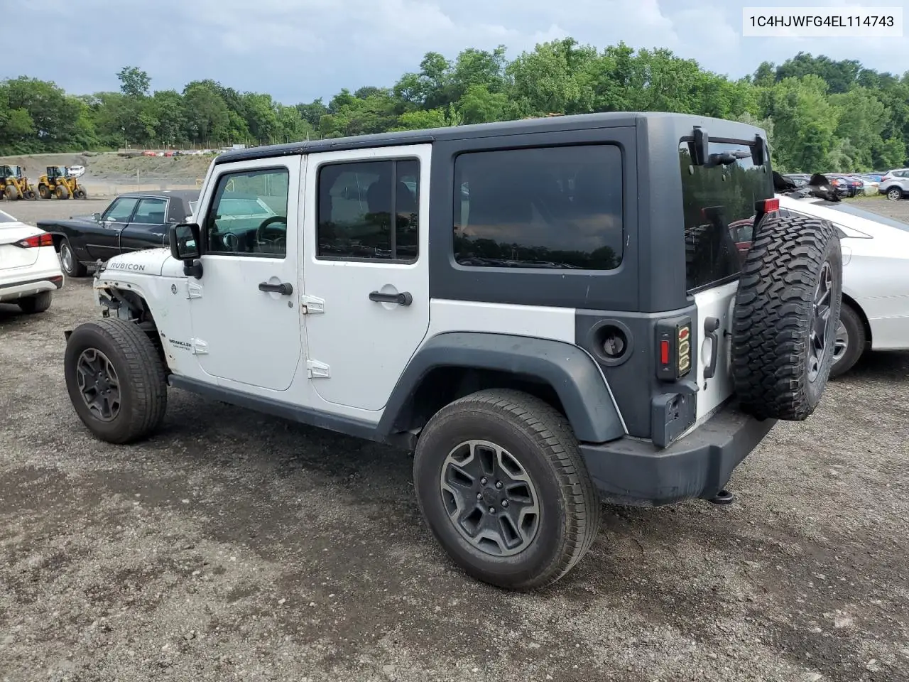 2014 Jeep Wrangler Unlimited Rubicon VIN: 1C4HJWFG4EL114743 Lot: 61397575