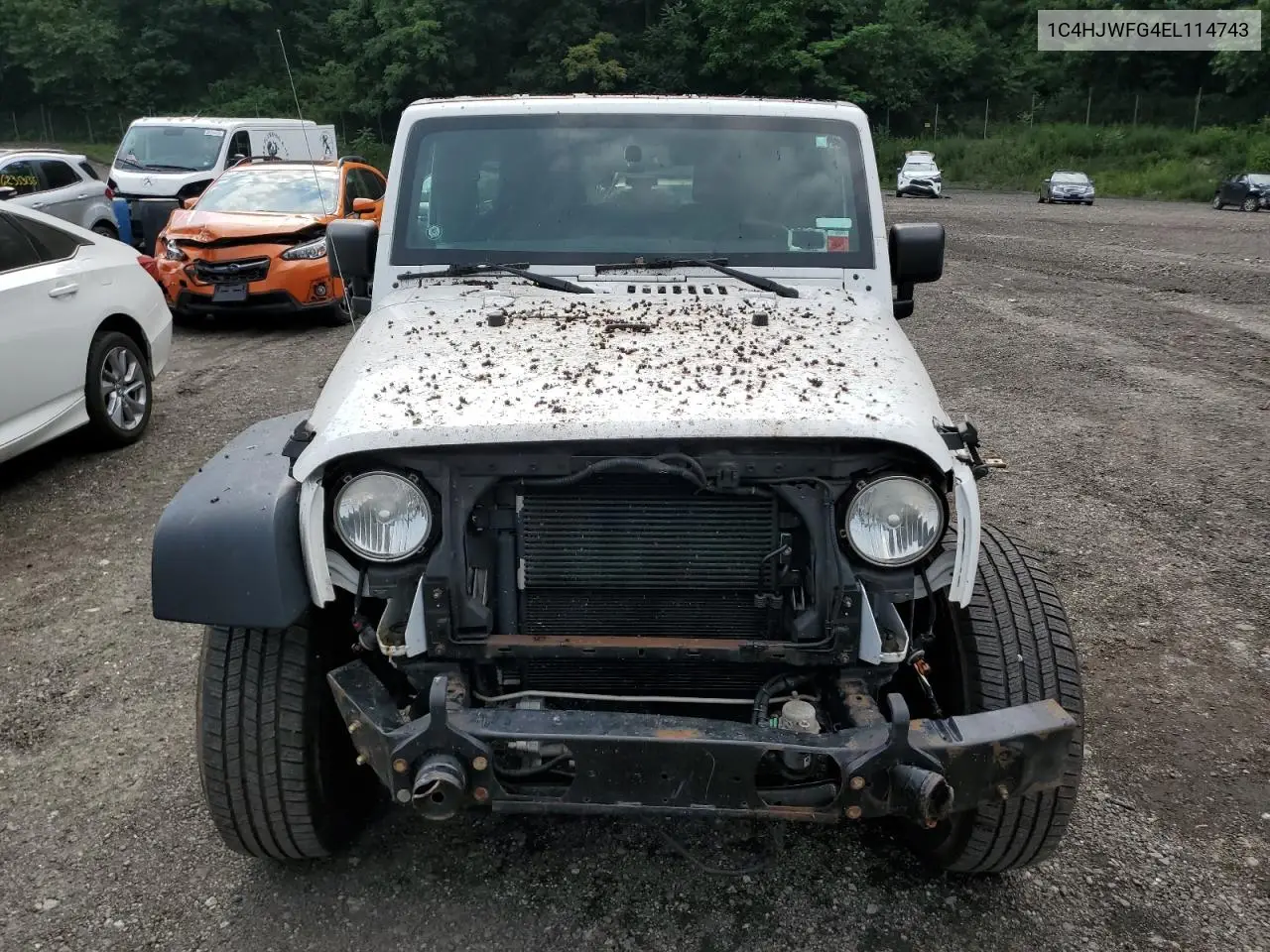 2014 Jeep Wrangler Unlimited Rubicon VIN: 1C4HJWFG4EL114743 Lot: 61397575