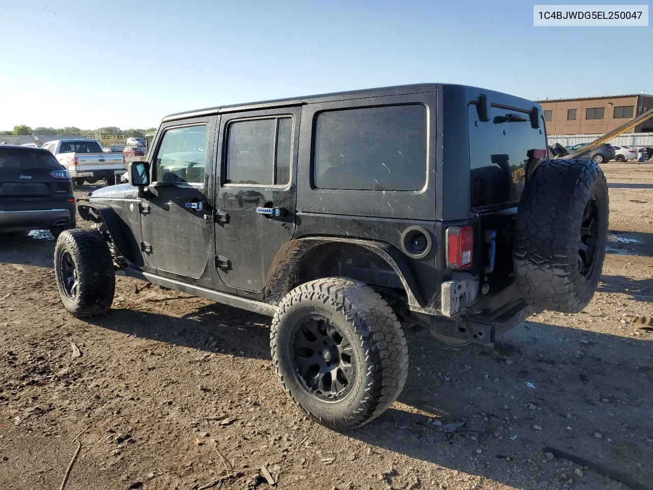2014 Jeep Wrangler Unlimited Sport VIN: 1C4BJWDG5EL250047 Lot: 61621905