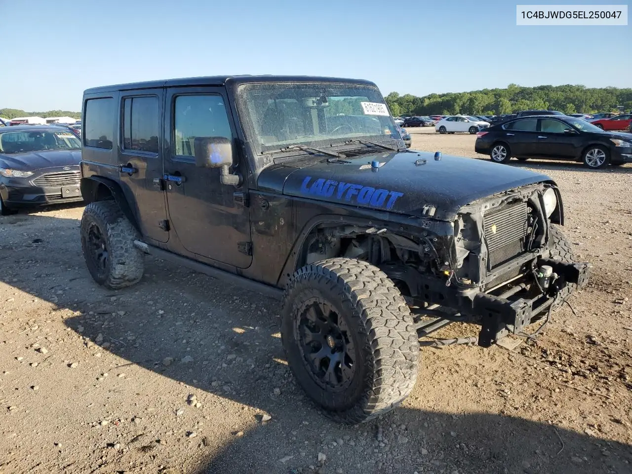 2014 Jeep Wrangler Unlimited Sport VIN: 1C4BJWDG5EL250047 Lot: 61621905