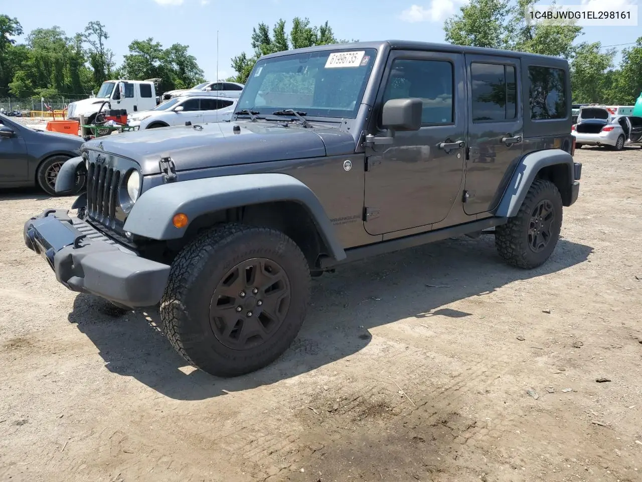 2014 Jeep Wrangler Unlimited Sport VIN: 1C4BJWDG1EL298161 Lot: 61996735