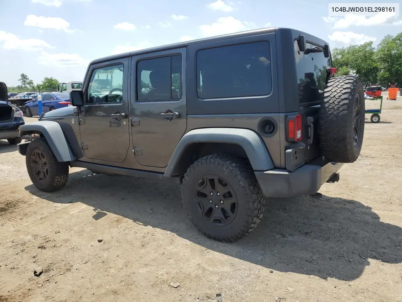 2014 Jeep Wrangler Unlimited Sport VIN: 1C4BJWDG1EL298161 Lot: 61996735