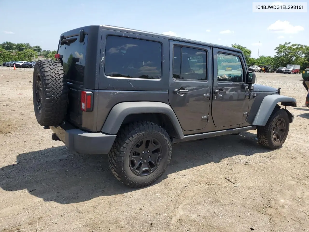 2014 Jeep Wrangler Unlimited Sport VIN: 1C4BJWDG1EL298161 Lot: 61996735