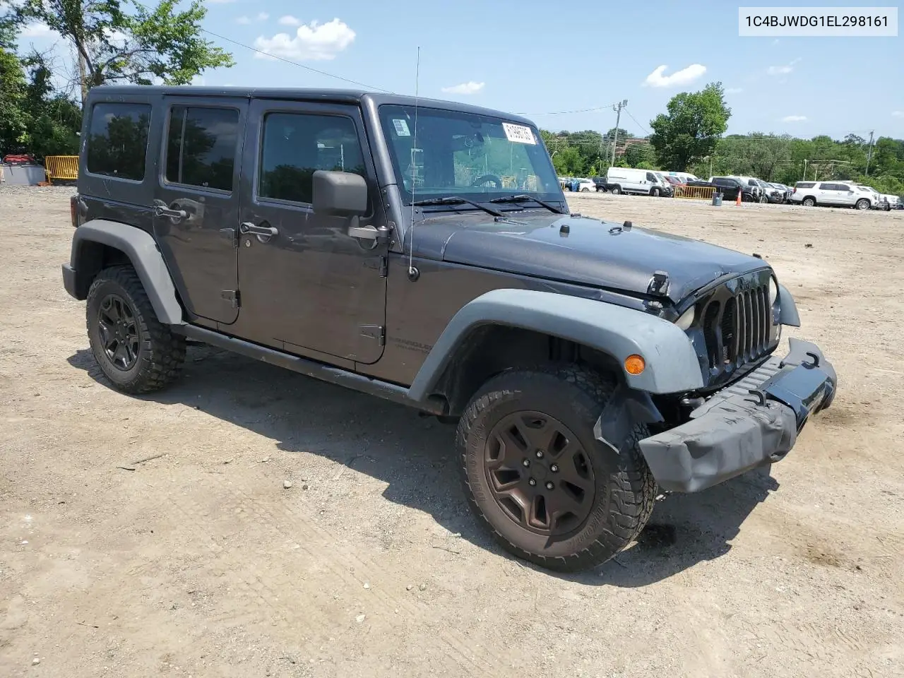 2014 Jeep Wrangler Unlimited Sport VIN: 1C4BJWDG1EL298161 Lot: 61996735