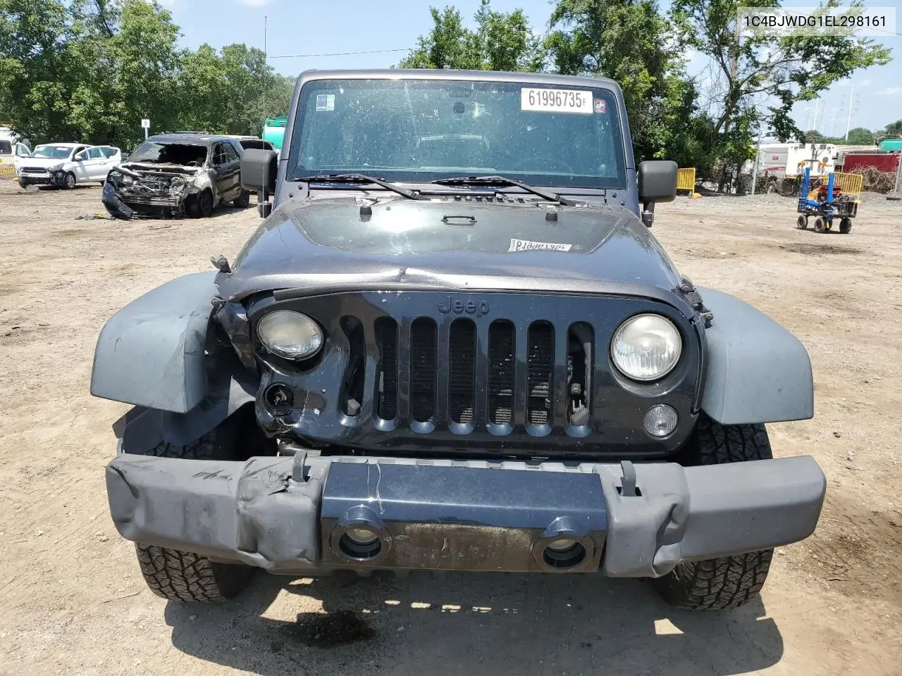 2014 Jeep Wrangler Unlimited Sport VIN: 1C4BJWDG1EL298161 Lot: 61996735