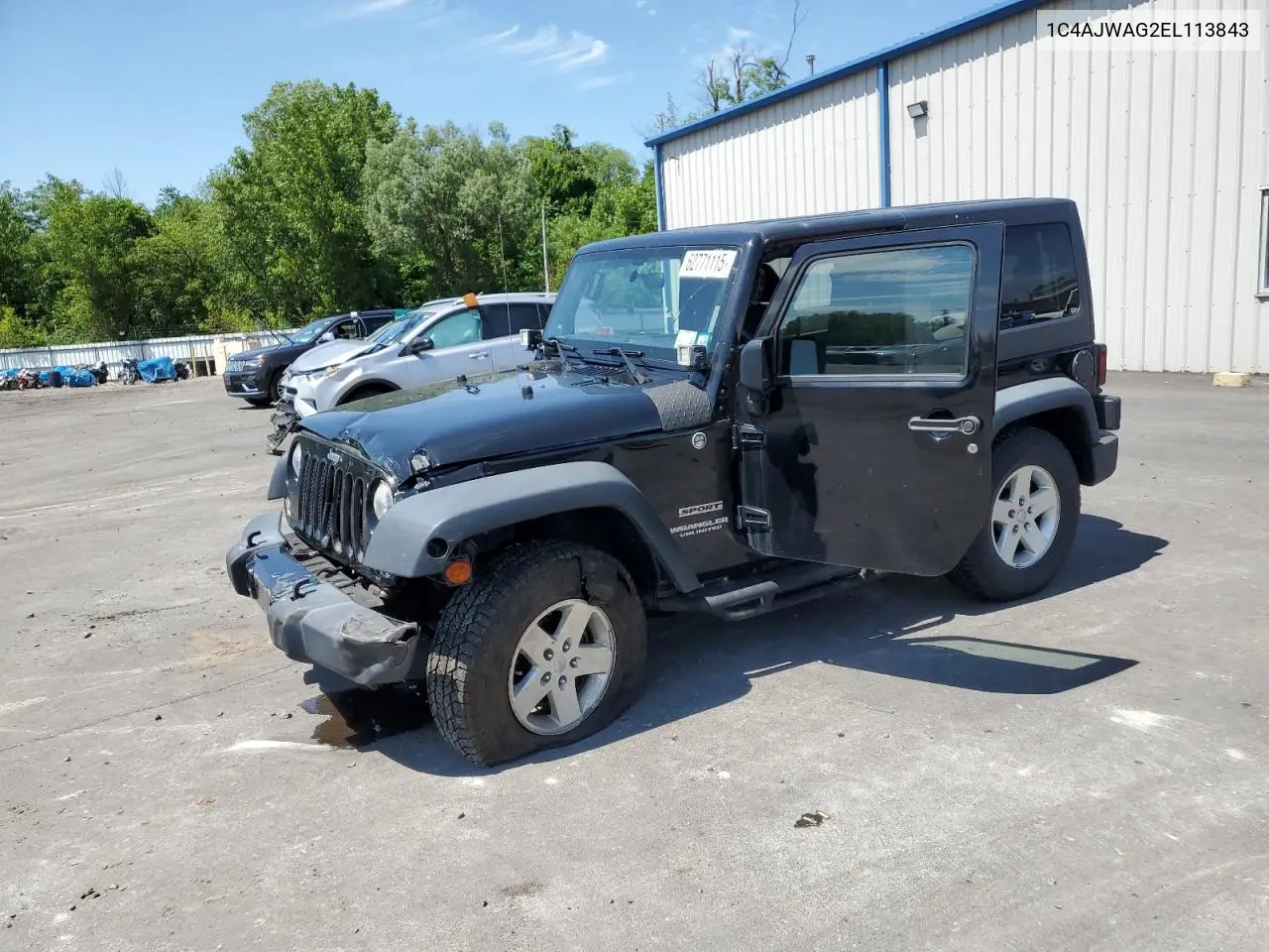 2014 Jeep Wrangler Sport VIN: 1C4AJWAG2EL113843 Lot: 62771115