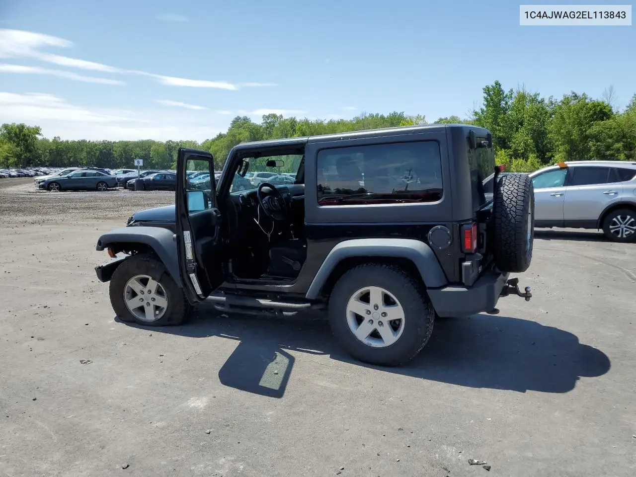 2014 Jeep Wrangler Sport VIN: 1C4AJWAG2EL113843 Lot: 62771115
