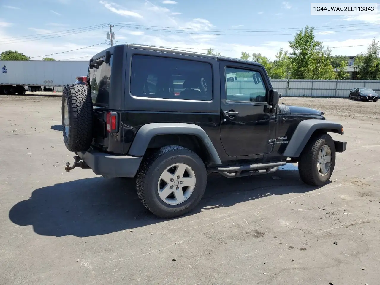 2014 Jeep Wrangler Sport VIN: 1C4AJWAG2EL113843 Lot: 62771115