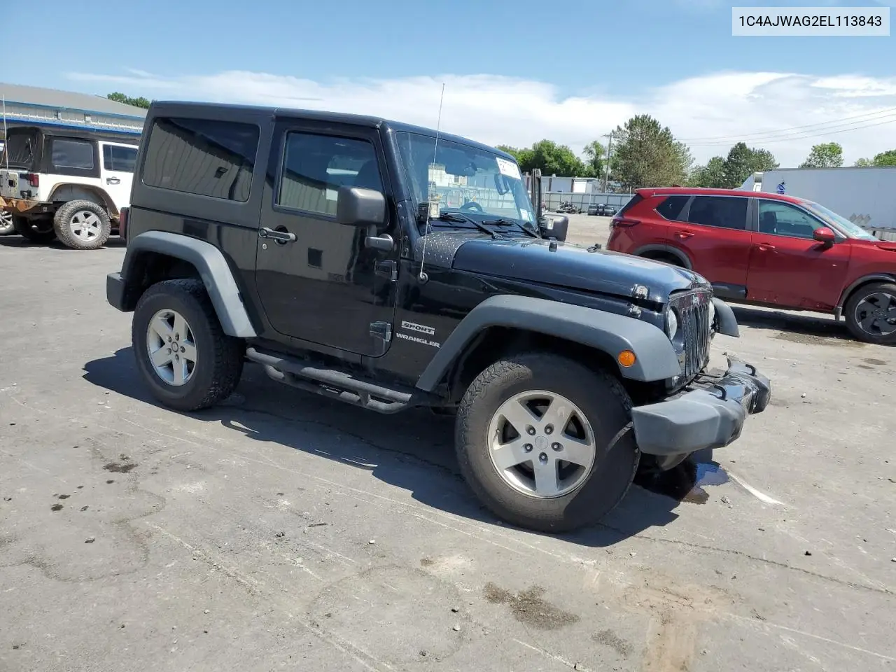 2014 Jeep Wrangler Sport VIN: 1C4AJWAG2EL113843 Lot: 62771115