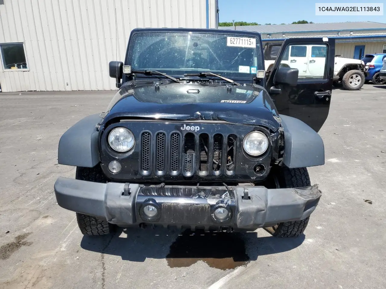 2014 Jeep Wrangler Sport VIN: 1C4AJWAG2EL113843 Lot: 62771115