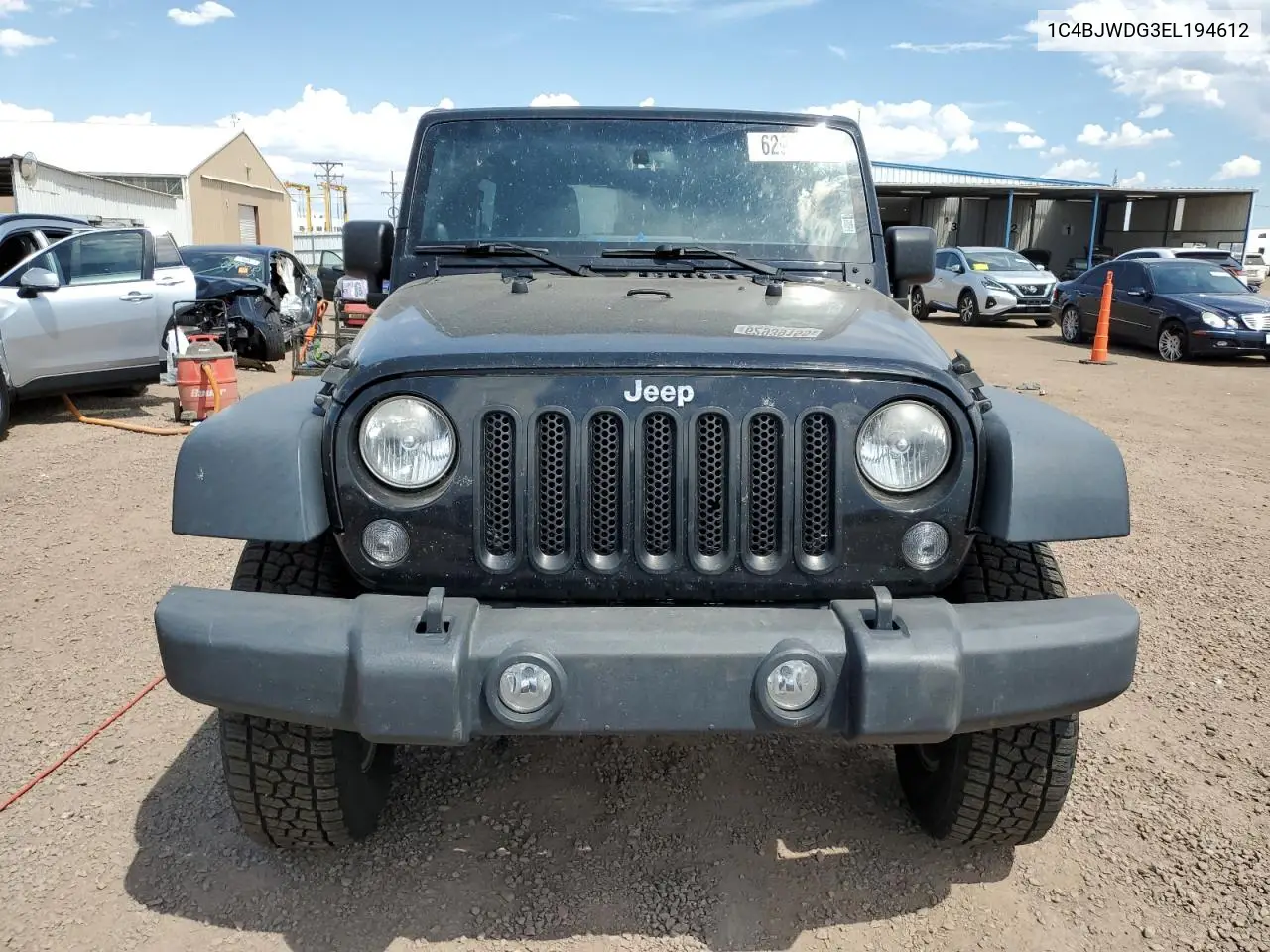 2014 Jeep Wrangler Unlimited Sport VIN: 1C4BJWDG3EL194612 Lot: 62939155