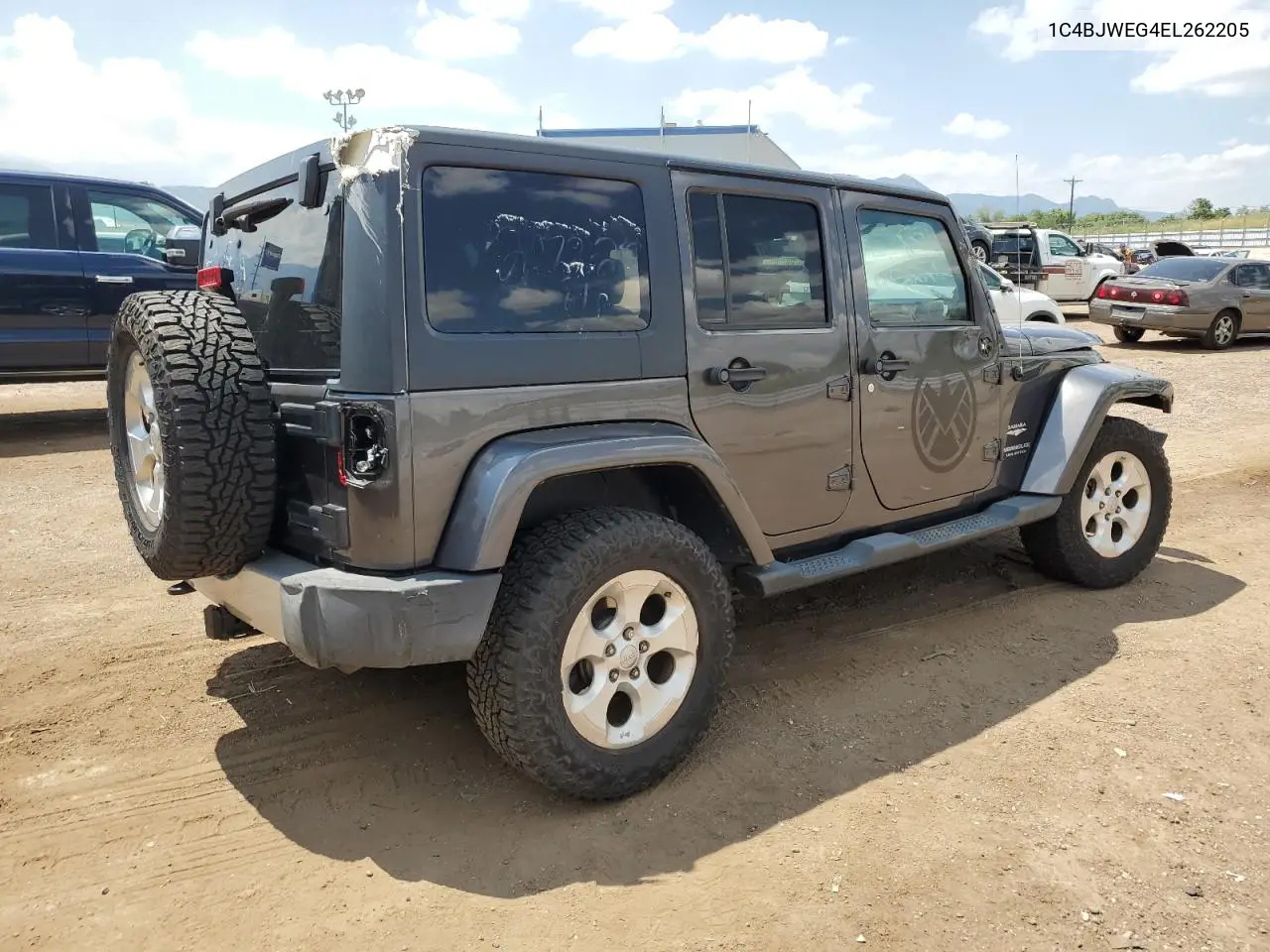 2014 Jeep Wrangler Unlimited Sahara VIN: 1C4BJWEG4EL262205 Lot: 63114845