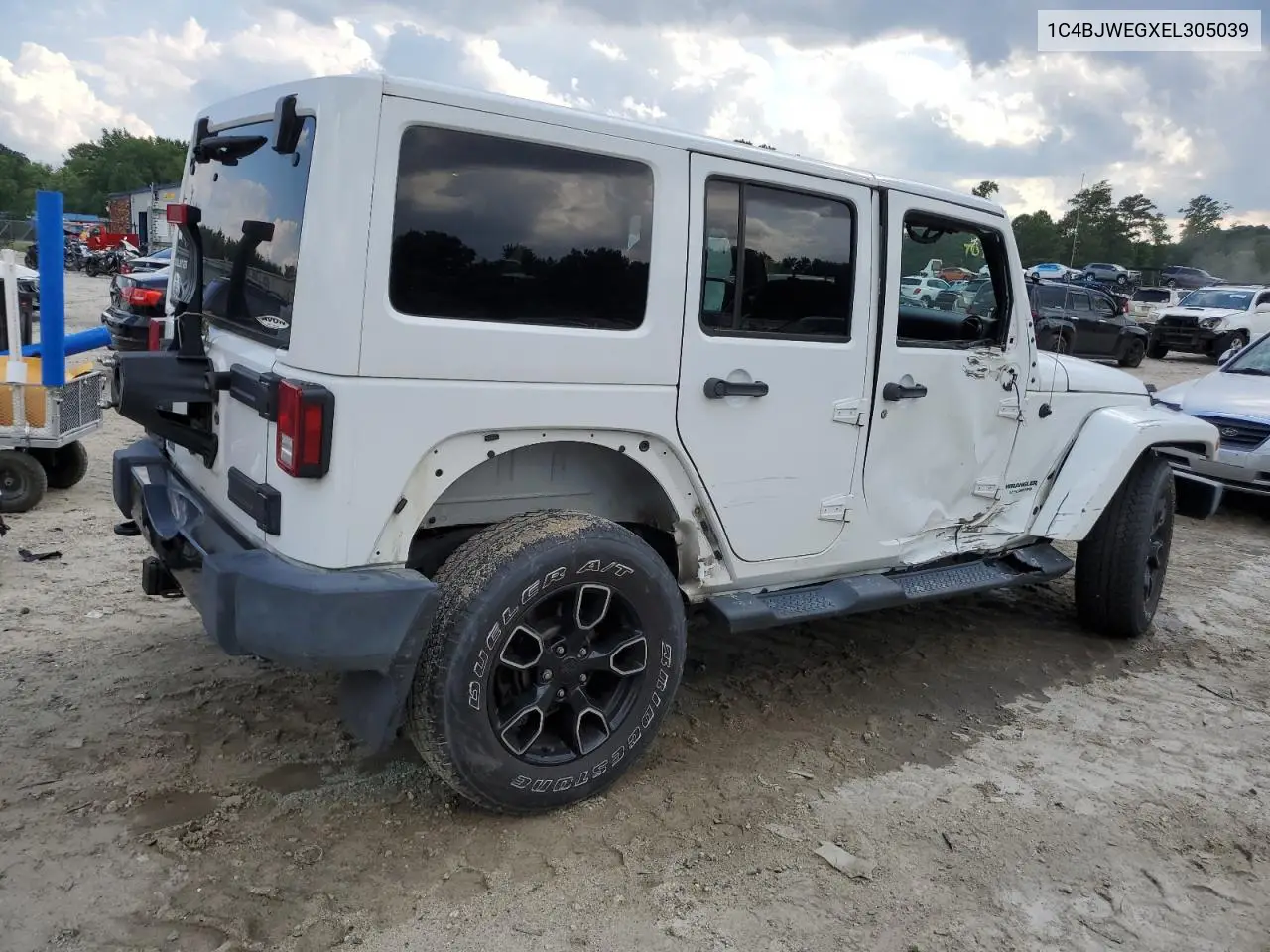 2014 Jeep Wrangler Unlimited Sahara VIN: 1C4BJWEGXEL305039 Lot: 63286815