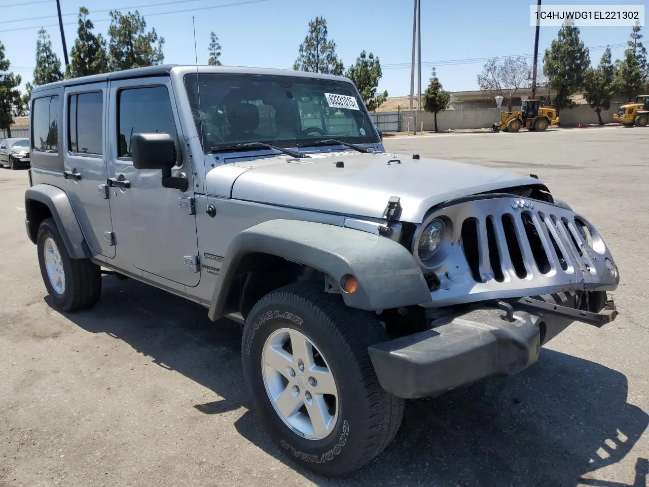 2014 Jeep Wrangler Unlimited Sport VIN: 1C4HJWDG1EL221302 Lot: 63331015