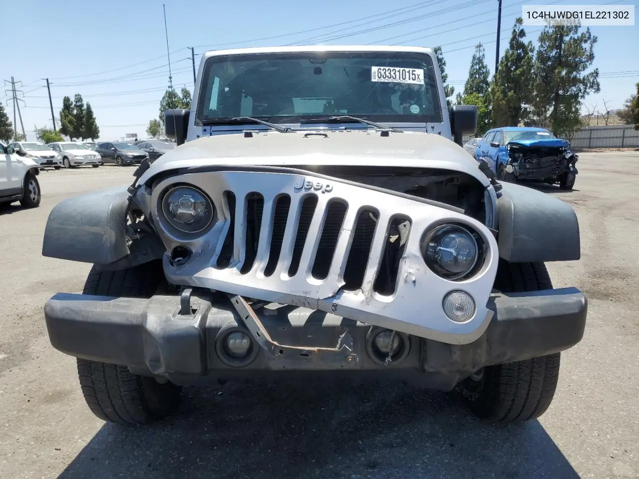 2014 Jeep Wrangler Unlimited Sport VIN: 1C4HJWDG1EL221302 Lot: 63331015
