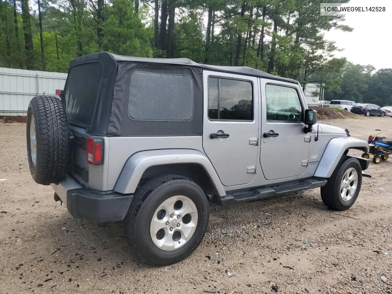 2014 Jeep Wrangler Unlimited Sahara VIN: 1C4BJWEG9EL142528 Lot: 63685315