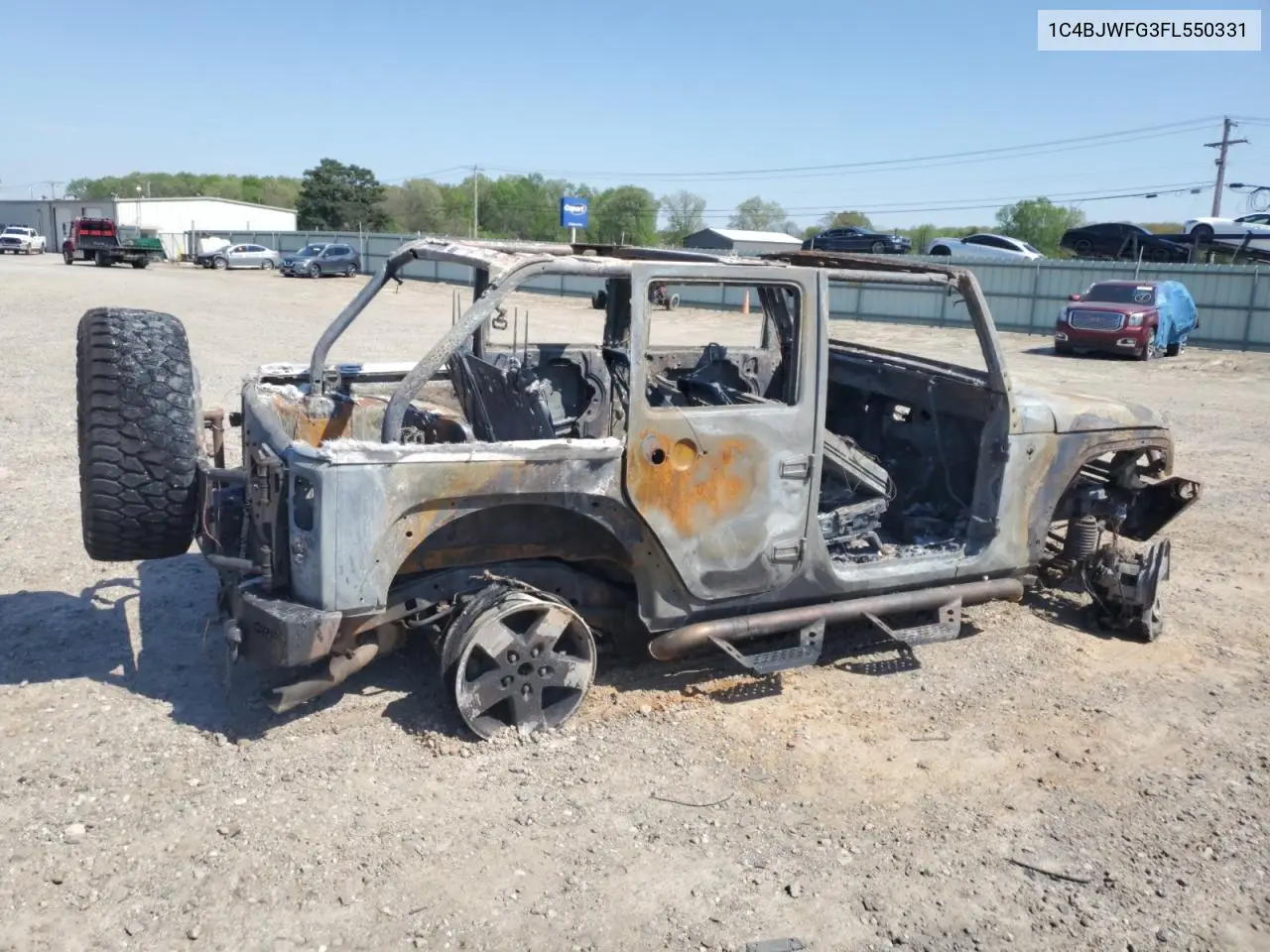 2015 Jeep Wrangler Unlimited Rubicon VIN: 1C4BJWFG3FL550331 Lot: 52594385