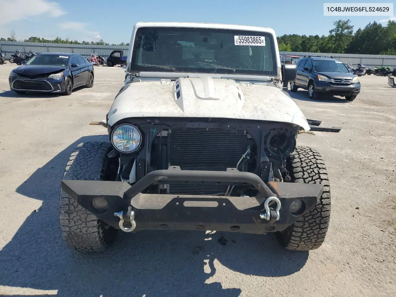 2015 Jeep Wrangler Unlimited Sahara VIN: 1C4BJWEG6FL524629 Lot: 55983865