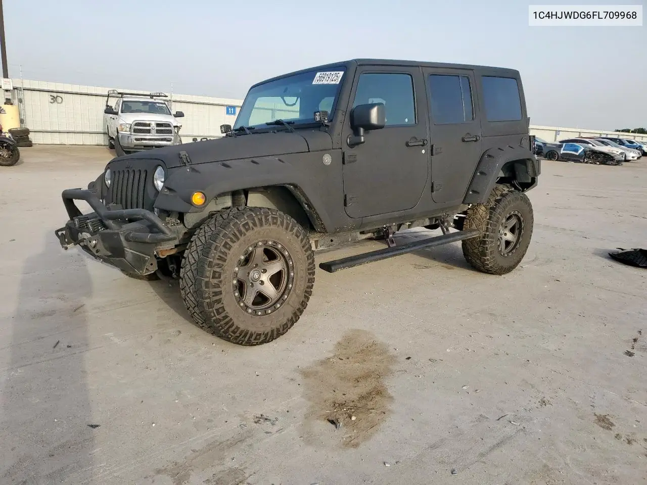 2015 Jeep Wrangler Unlimited Sport VIN: 1C4HJWDG6FL709968 Lot: 56919125