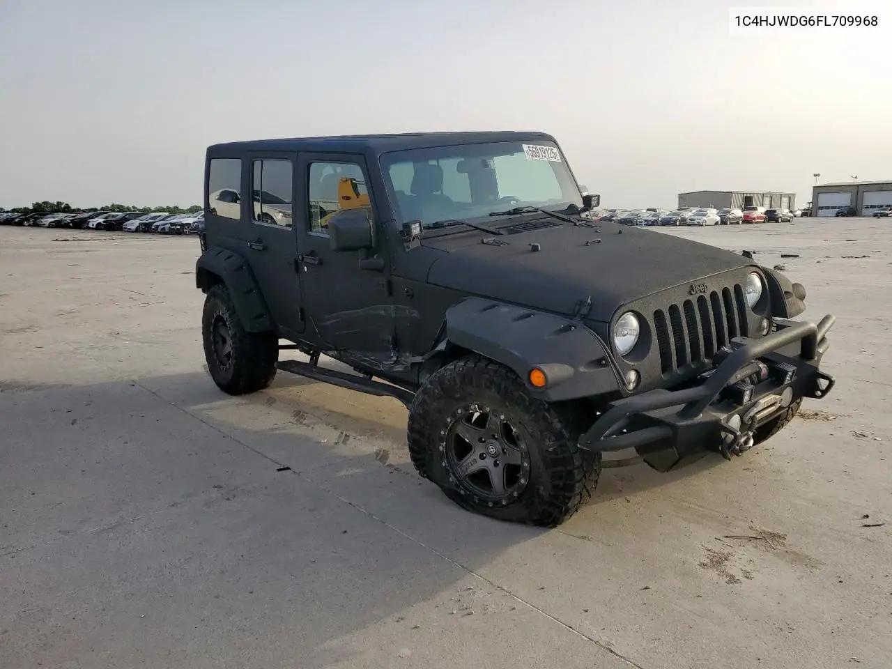 2015 Jeep Wrangler Unlimited Sport VIN: 1C4HJWDG6FL709968 Lot: 56919125