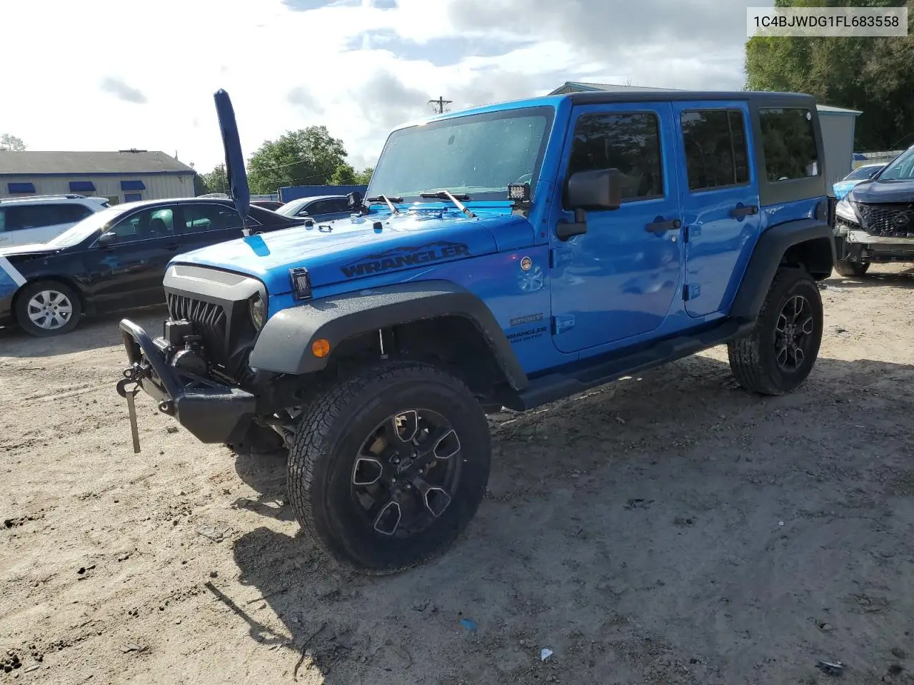 2015 Jeep Wrangler Unlimited Sport VIN: 1C4BJWDG1FL683558 Lot: 59883545