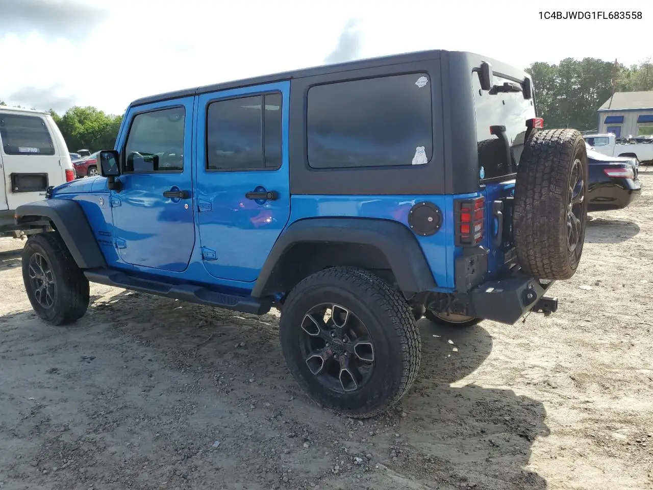 2015 Jeep Wrangler Unlimited Sport VIN: 1C4BJWDG1FL683558 Lot: 59883545