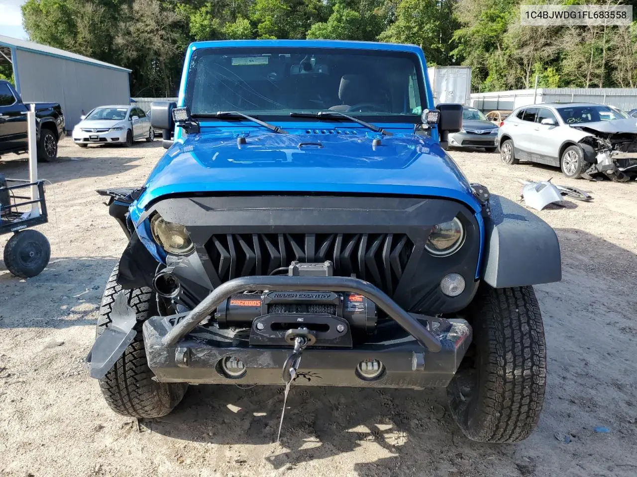 2015 Jeep Wrangler Unlimited Sport VIN: 1C4BJWDG1FL683558 Lot: 59883545