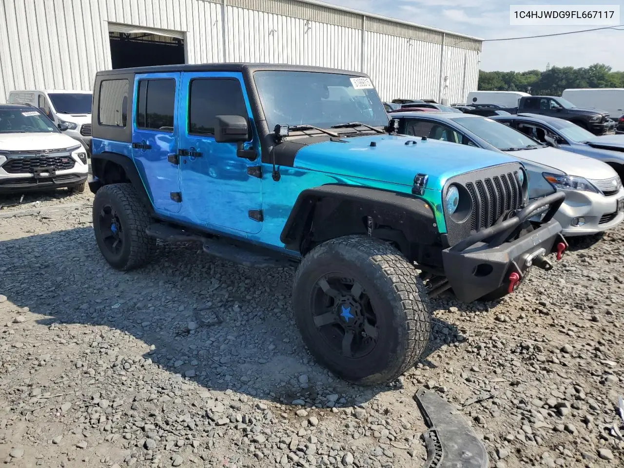 2015 Jeep Wrangler Unlimited Sport VIN: 1C4HJWDG9FL667117 Lot: 61969315