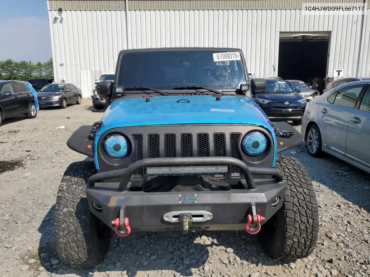 2015 Jeep Wrangler Unlimited Sport VIN: 1C4HJWDG9FL667117 Lot: 61969315