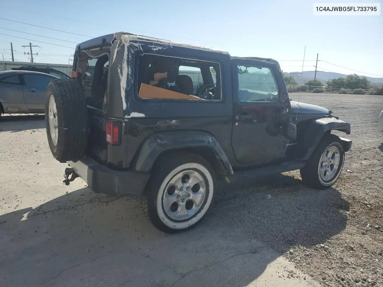 2015 Jeep Wrangler Sahara VIN: 1C4AJWBG5FL733795 Lot: 61998255