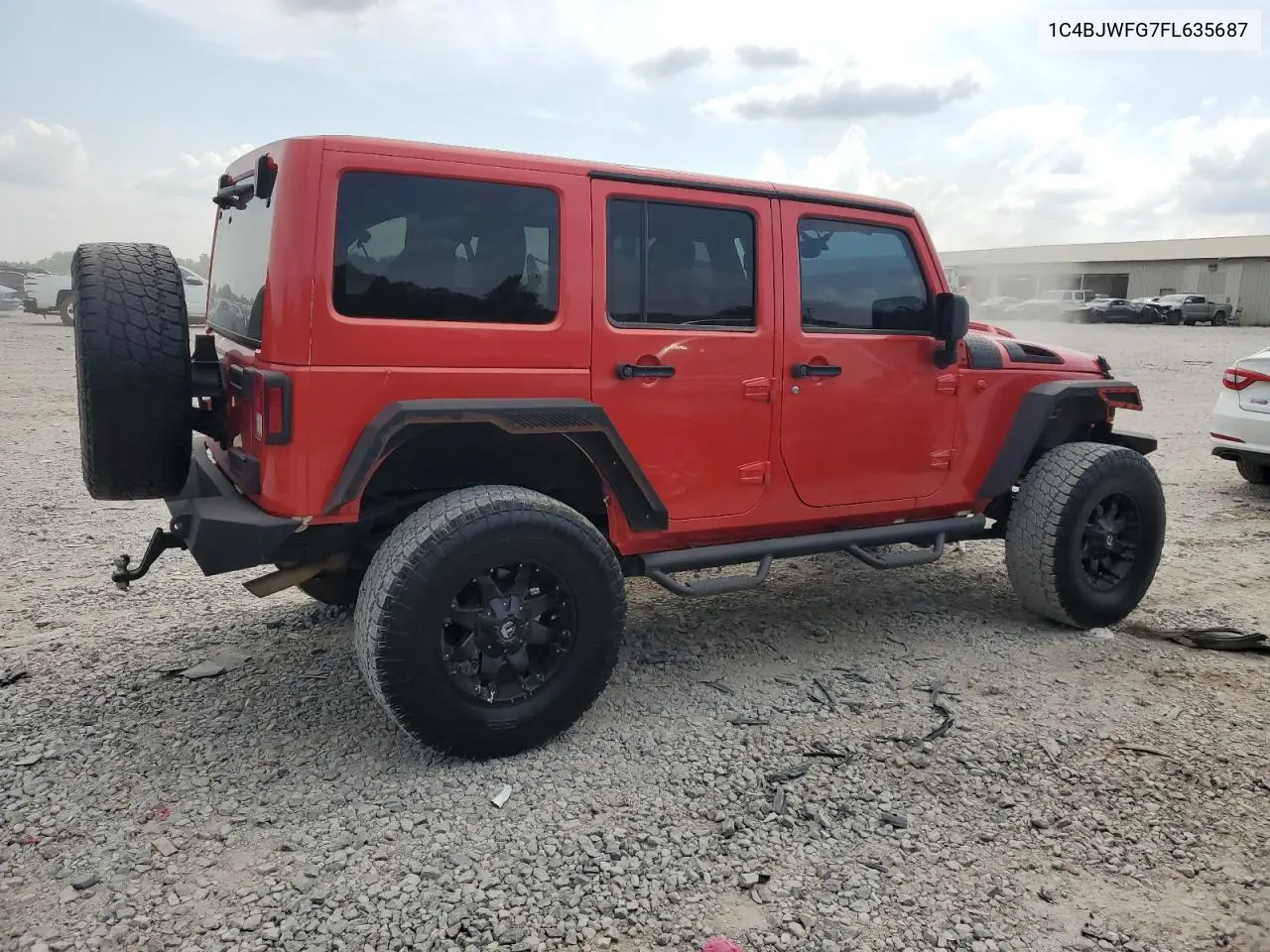 2015 Jeep Wrangler Unlimited Rubicon VIN: 1C4BJWFG7FL635687 Lot: 62138035