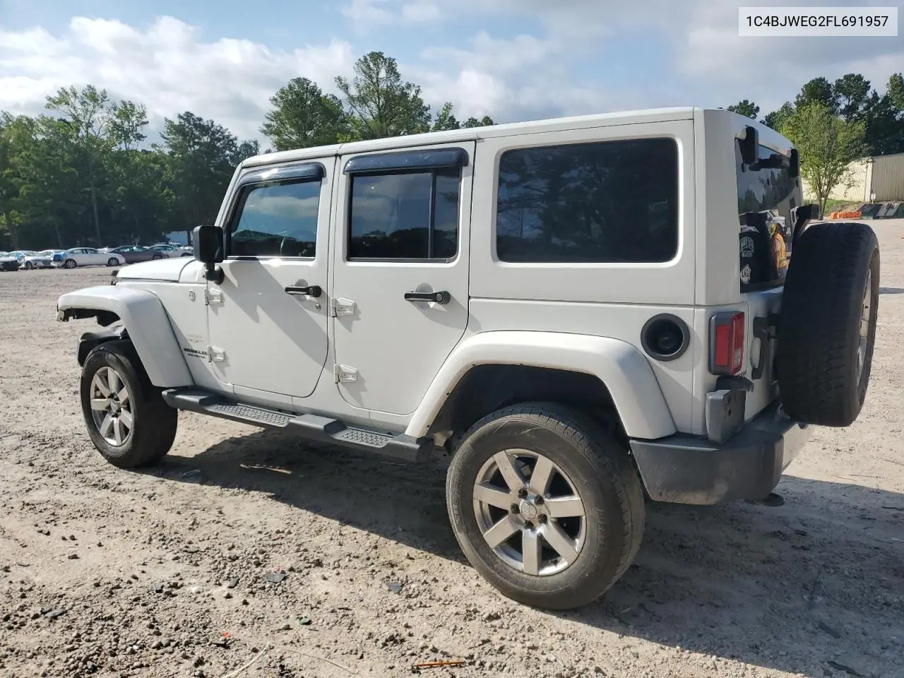 2015 Jeep Wrangler Unlimited Sahara VIN: 1C4BJWEG2FL691957 Lot: 62467615