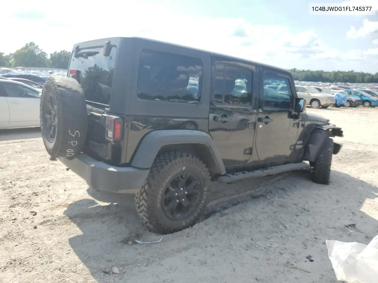 2015 Jeep Wrangler Unlimited Sport VIN: 1C4BJWDG1FL745377 Lot: 62645755