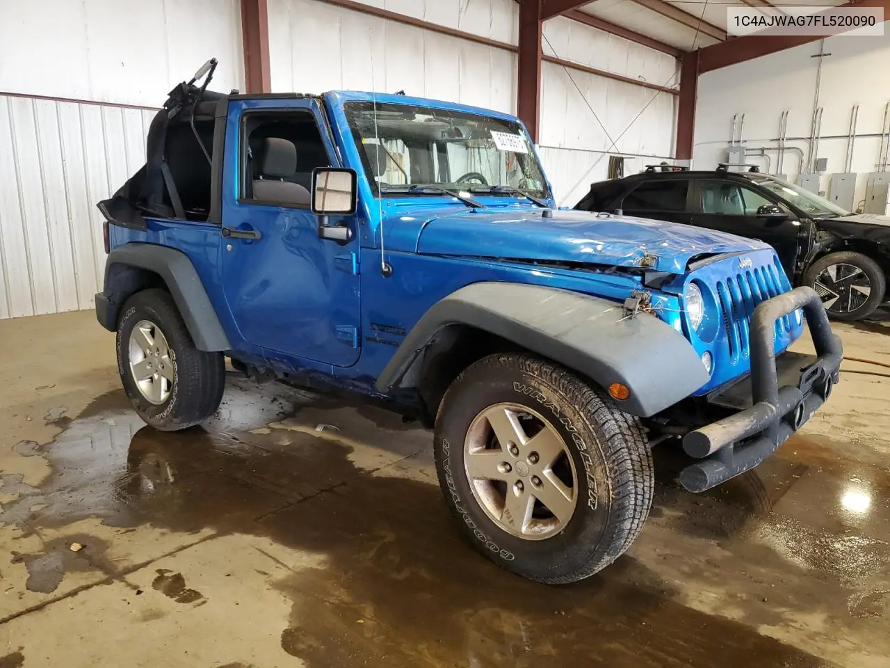 2015 Jeep Wrangler Sport VIN: 1C4AJWAG7FL520090 Lot: 62756975