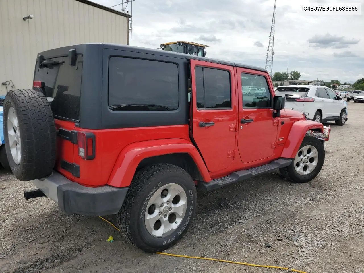 2015 Jeep Wrangler Unlimited Sahara VIN: 1C4BJWEG0FL586866 Lot: 62815245