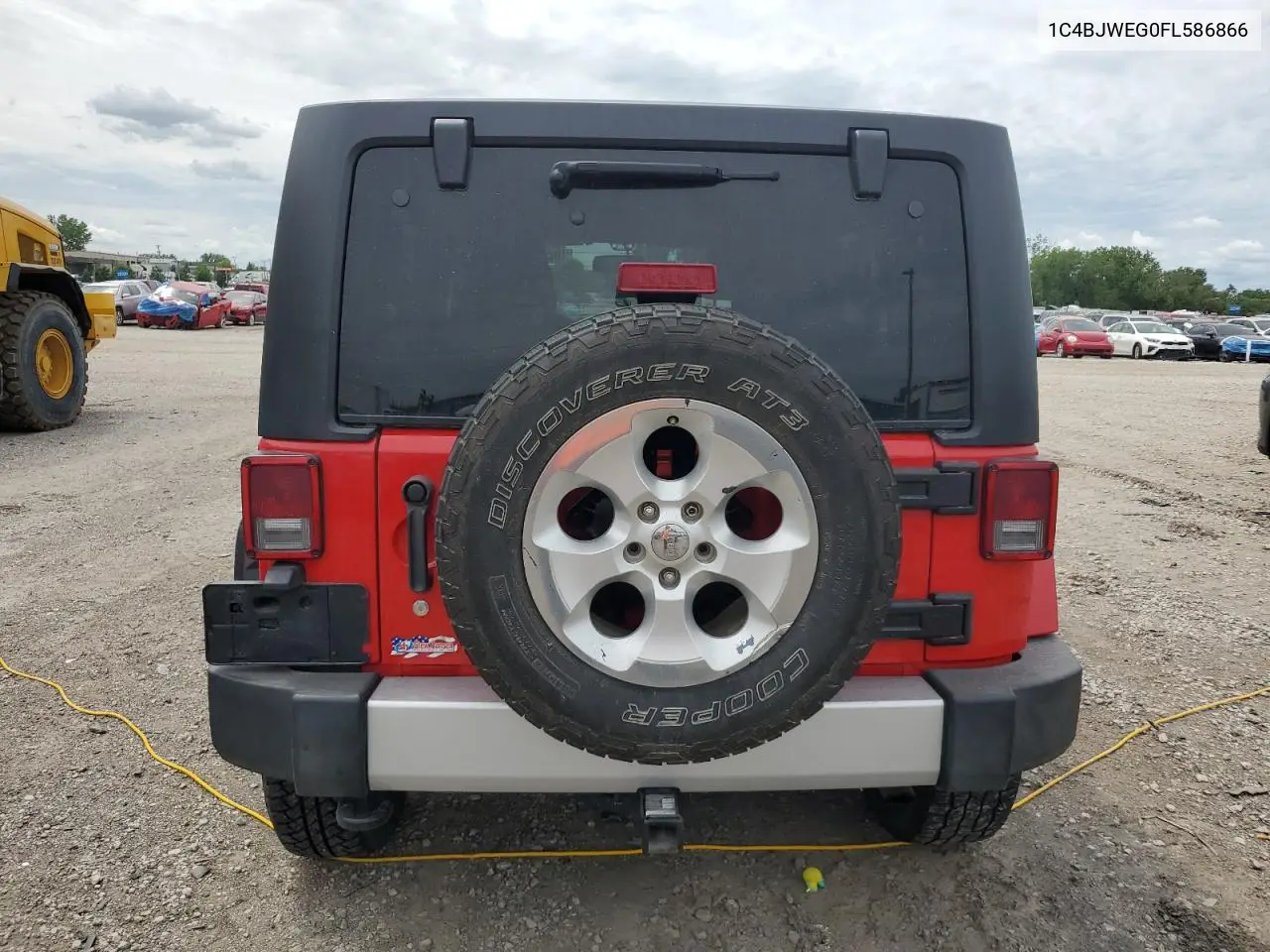 2015 Jeep Wrangler Unlimited Sahara VIN: 1C4BJWEG0FL586866 Lot: 62815245