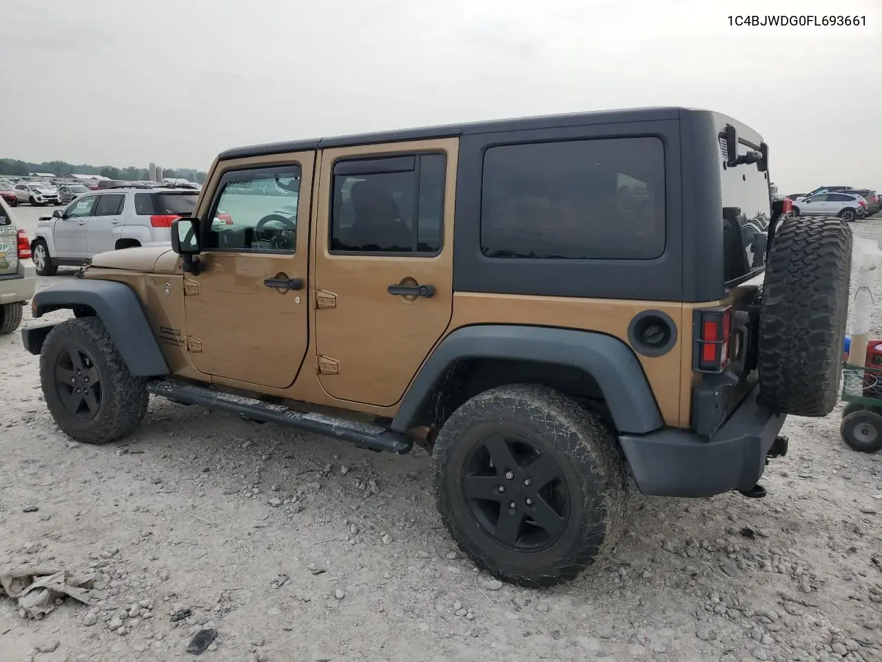 2015 Jeep Wrangler Unlimited Sport VIN: 1C4BJWDG0FL693661 Lot: 62829865