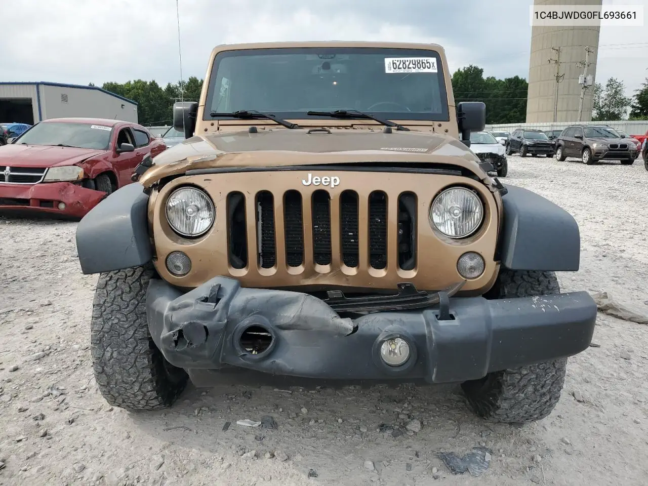 2015 Jeep Wrangler Unlimited Sport VIN: 1C4BJWDG0FL693661 Lot: 62829865