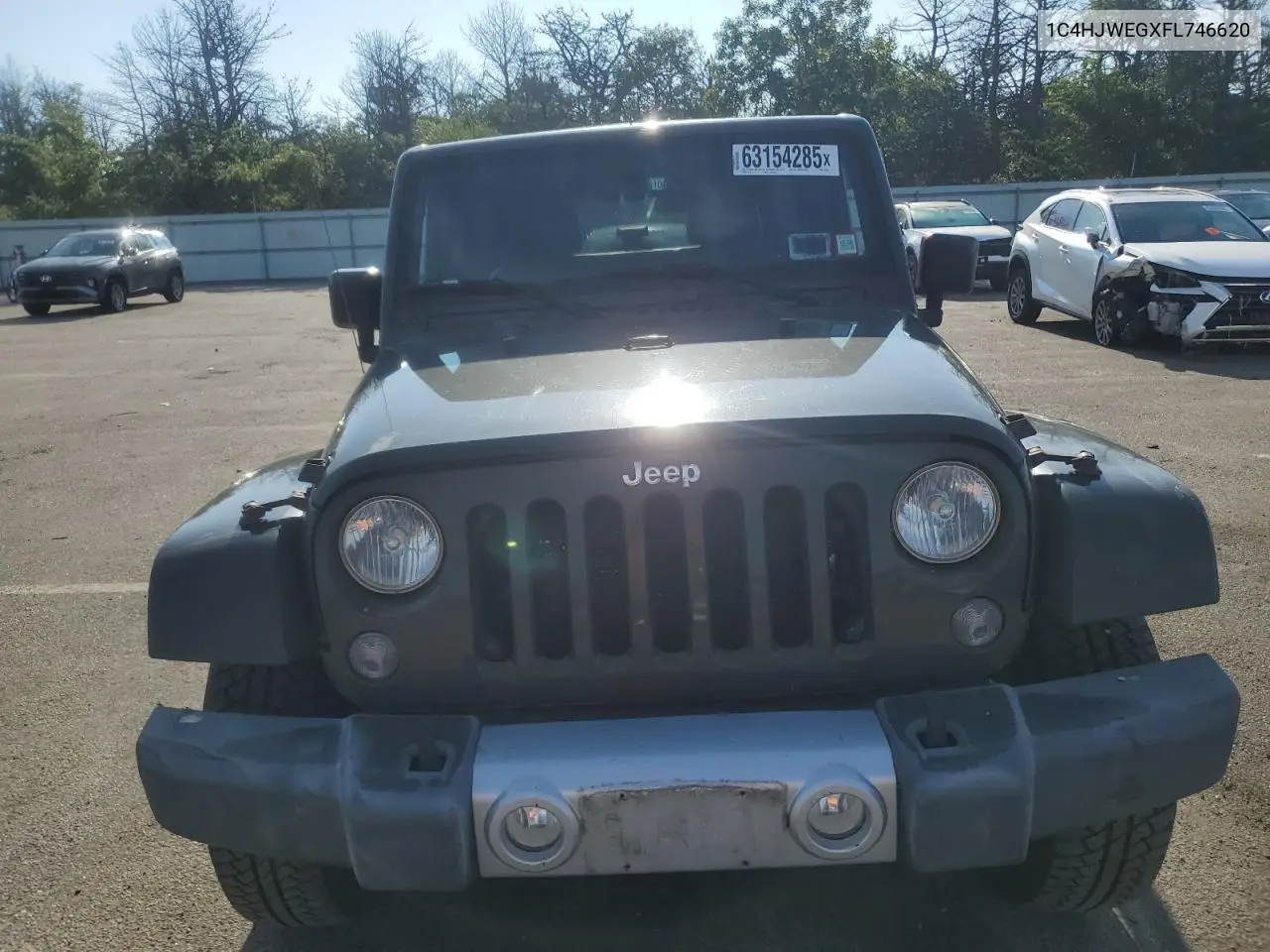 2015 Jeep Wrangler Unlimited Sahara VIN: 1C4HJWEGXFL746620 Lot: 63154285