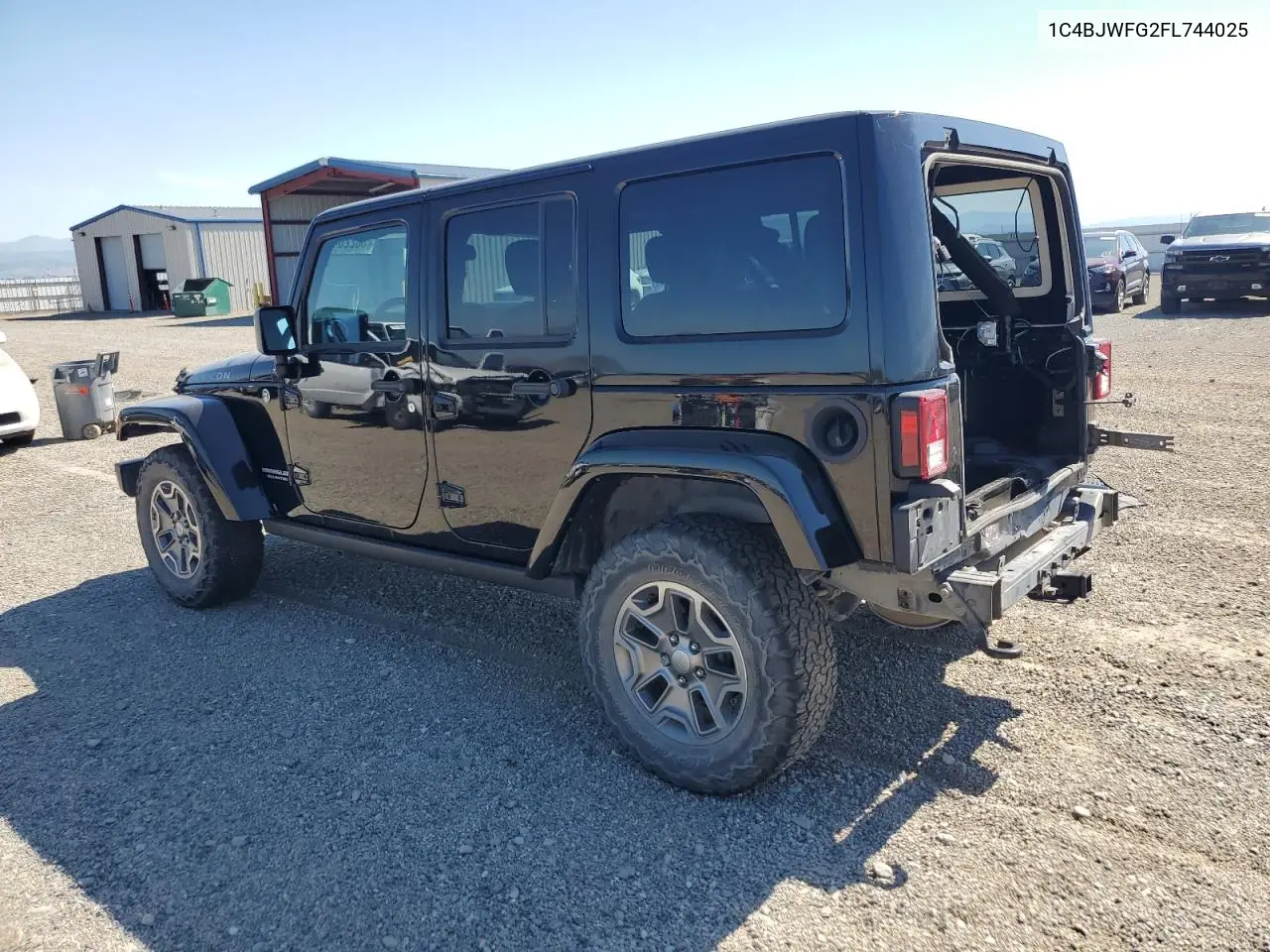2015 Jeep Wrangler Unlimited Rubicon VIN: 1C4BJWFG2FL744025 Lot: 63226435