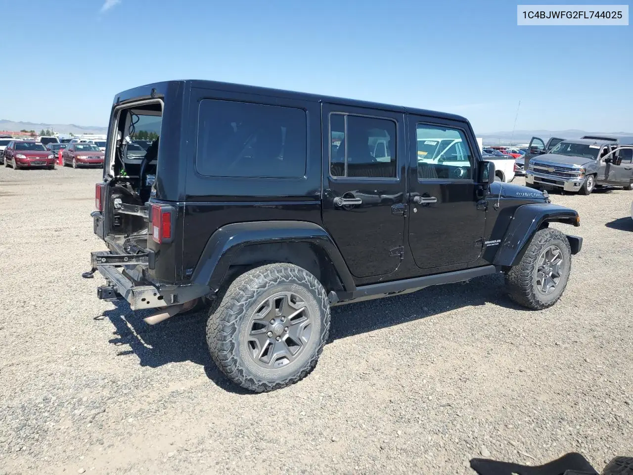 2015 Jeep Wrangler Unlimited Rubicon VIN: 1C4BJWFG2FL744025 Lot: 63226435