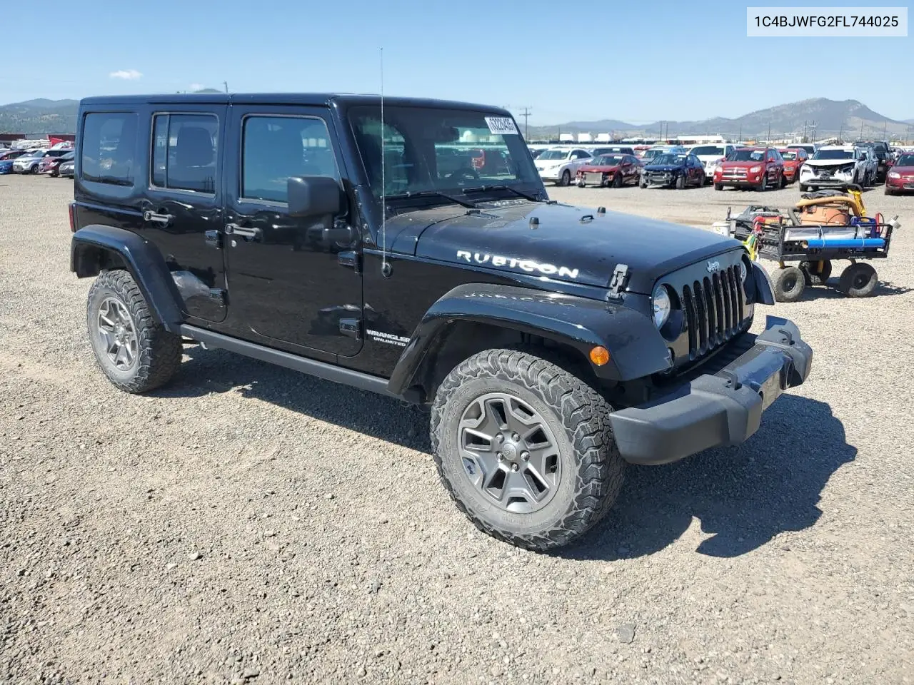2015 Jeep Wrangler Unlimited Rubicon VIN: 1C4BJWFG2FL744025 Lot: 63226435
