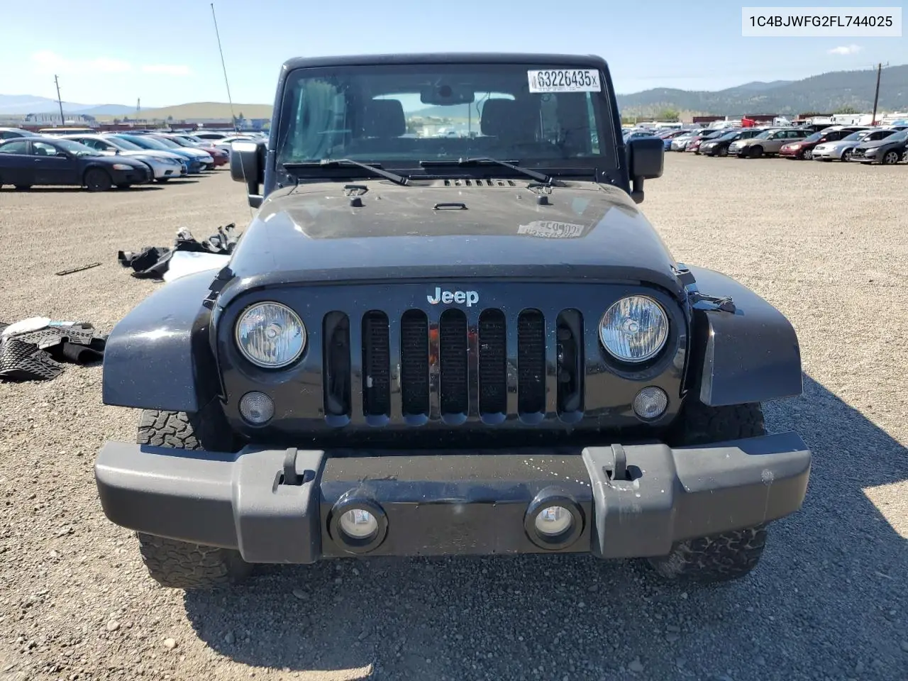2015 Jeep Wrangler Unlimited Rubicon VIN: 1C4BJWFG2FL744025 Lot: 63226435