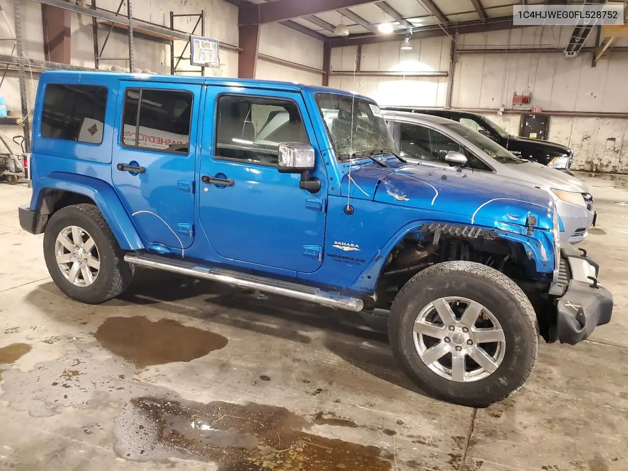 2015 Jeep Wrangler Unlimited Sahara VIN: 1C4HJWEG0FL528752 Lot: 63295245